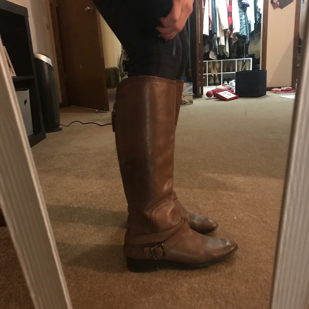 Leather Fossil Boots